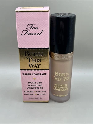 Too Faced Born This Way Super Coverage Multi Use Concealer Light Beige .45oz NEW - Image 1 of 4
