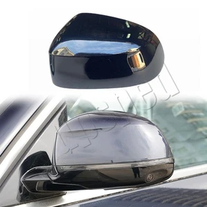 Carbon Black Left Side Rearview Mirror Cap Cover For BMW X3 G01 X5 G05 X6 G06 - Foto 1 di 5