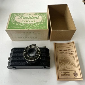 Vintage The Camera Man President Candid Type Camera In Box Instructions Chicago - Picture 1 of 8