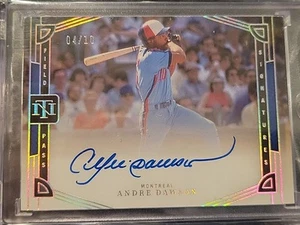 🔥 2023 NATIONAL TREASURES Andre Dawson FIELD PASS SIGNATURES AUTO AUTOGRAPH /10 - Picture 1 of 2