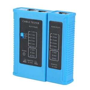 RJ45- Und RJ11-Netzwerkkabeltester Ethernet-LAN-Netzwerktesttool Neu - Photo 1/8