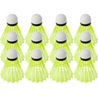 Multibao 12PCS Nylon Badminton Shuttlecocks Durable Windproof & High-Speed 77-79