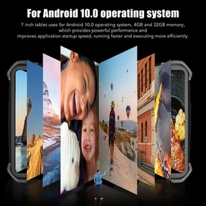 7in Kids Tablet For 10.0 WiFi 4GB 32GB 1960x1080 IPS 5MP Front 8MP Rea ❥ - Picture 1 of 24