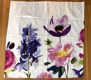 Beautiful Bluebellgray Watercolor Floral Pillowcase 30”X 30”Cotton Cottagecore - Picture 1 of 6