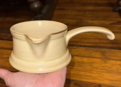 Vintage Pfaltzgraff Stoneware "VILLAGE" Handled Gravy Boat Retired Pattern - Image 1 of 4