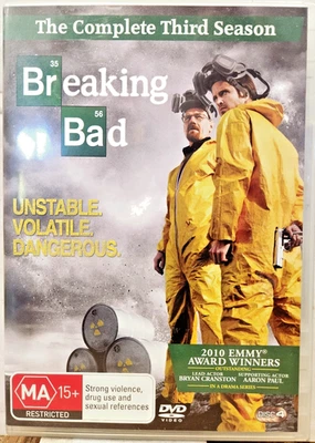 BREAKING BAD: SEASON 3 - Bryan Cranston, Anna Gunn, Aaron Paul - 4 DVDs - Image 1 of 2