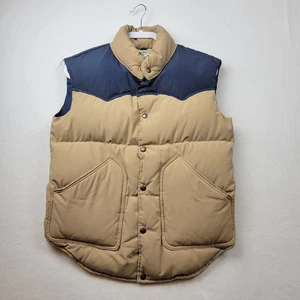 Vintage Mens William Barry Brandon Colorado Down Puffer Vest Small Made In USA - Picture 1 of 14