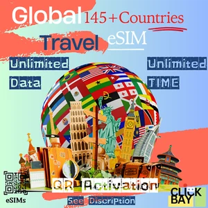 Global eSIM : connectivité transparente partout dans le monde 4G/5G DATA pendant 365 jours - Photo 1 sur 7