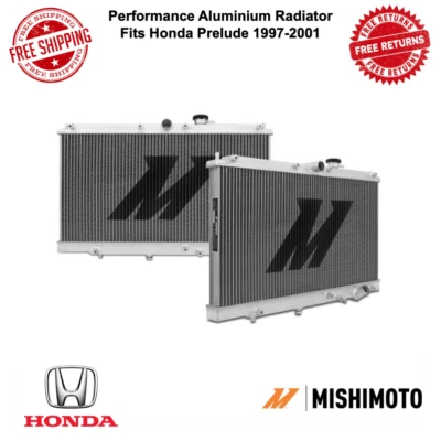 Radiador manual de aluminio Mishimoto para Honda Prelude 1997-2001 #MMRAD-PRE-97 Foto 1 de 4