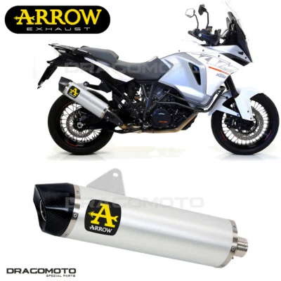 Scarico KTM 1290 SUPER ADVENTURE 2015 2016 ARROW ALU CC MAXI RACE-TECH - Immagine 1 di 4
