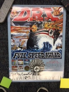 D.R.I. - FULL SPEED AHEAD Promo Poster 1995 - 18 x 24 SIGNED BY SPIKE CASSIDY - Picture 1 of 1