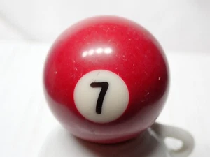 Replacement 1.5" Mini Billiard Pool Ball #7 Solid Maroon - Picture 1 of 1