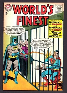 ⭐️ LO MEJOR DEL MUNDO - ¡SUPERMAN Y BATMAN Prison for Heroes! 145 Edad de Plata 1964 - Imagen 1 de 6