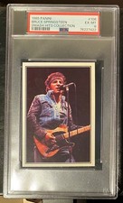 1985 Panini Smash Hits Collection #106 Bruce Springsteen Rookie Card RC PSA 6 !