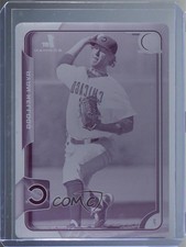 2015 Bowman Draft Chrome Printing Plate Magenta 1/1 Ryan Kellogg #22 05fy
