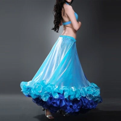 INSCHMUCK RÄUMUNGVERKAUF C248 wunderschöner Bauchtanz Rock mit Schlitz