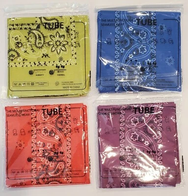 10 Mezcla Tubo Bandana Bufanda Cuello Polaina Cabeza Mascarilla Senderismo Foto 1 de 4