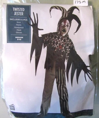 Disfraz Traje, "Bufón Retorcido" Talla 8-10 Mediano Infantil. Foto 1 de 3