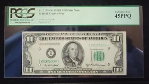 Fr. 2159-I* 1950B $100 Star Note FRN PCGS 45PPQ - Picture 1 of 2