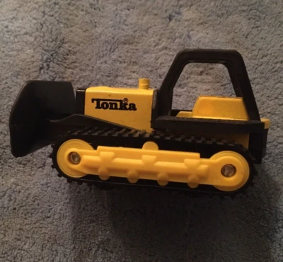 Vintage 1994 Tonka Yellow Bulldozer Diecast Dozer Construction Equipment Vehicle - Image 1 of 4