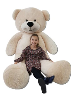 XXL Teddybär Plüsch Kuschel  Teddy Bär Valentinstag Geschenk XL 220 BEIGE - Bild 1 von 35