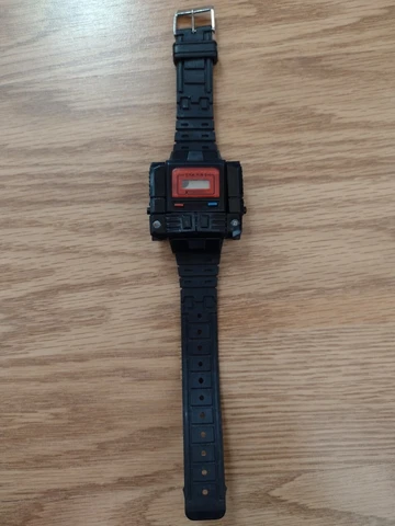 Vintage 1984 Microman Takara Watch Robo Robot Transformers Digital Watch Japan Cover