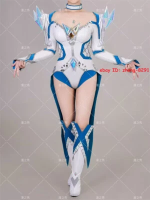 Marvel Rivals Blanco Reina Mono Conjunto Juegos con disfraces Body Halloween Disfraz Conjunto Foto 1 de 4