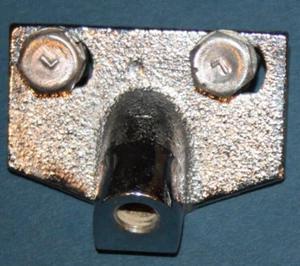 New 1953 1954 1955 Corvette side window curtain receiver w/ fasteners, 1 side - Picture 1 of 3