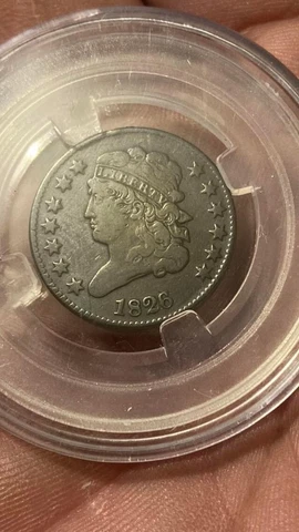 1826 Classic Head Half Cent. Higher Grade! Cover