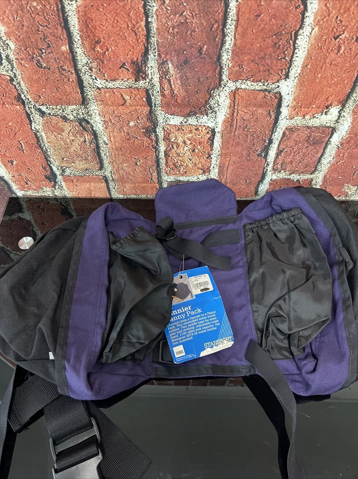 Riñonera vintage alforja Stansport nueva con etiquetas púrpura Foto 1 de 4
