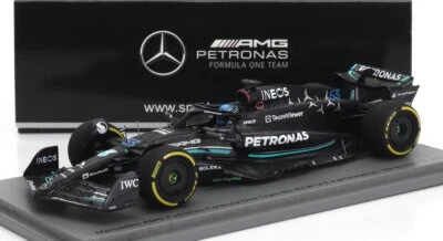 MODELLINO AUTO STATICO MERCEDES GP F1 W14 RUSSEL SILVERSTONE GP 2023 SCALA 1/43 - Immagine 1 di 4