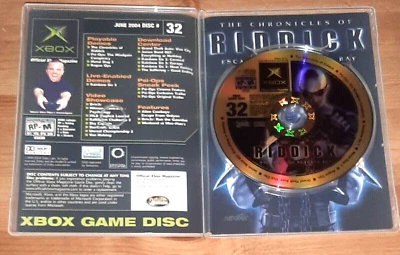 Xbox Demo Game Disc #32 from Xbox Magazine (June 2004) Chronicles of Riddick - Image 1 of 2