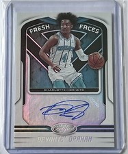 2019-20 Certified #FFS-DG Devonte Graham FRESH FACES SIGNATURES AUTO | Hornets