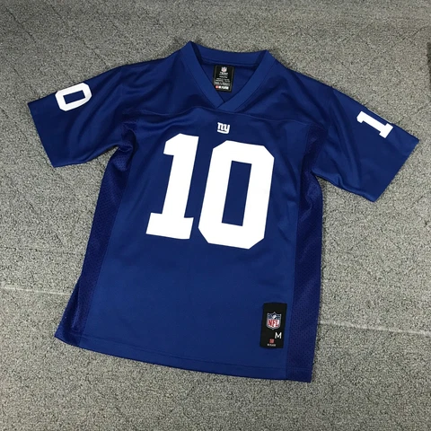 Nike NY Giants #10 Eli Manning Boys Youth Jersey Size Medium Cover