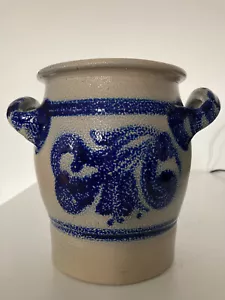 Vorratstopf, Salzglasur, Gurkentopf, Schmalztopf, neuwertig, Handarbeit 1,75 L - Bild 1 von 14