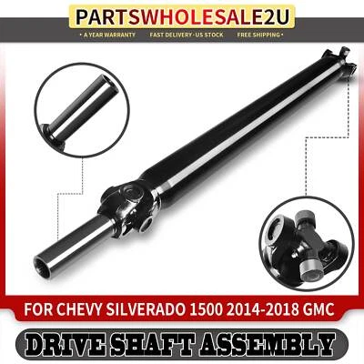 Eje de transmisión trasero de hélice para Chevrolet Silverado 1500 2014-2018 4x4 119,0"" WB Foto 1 de 4
