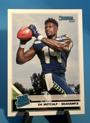 2019 Panini Donruss Rated Rookie DK Metcalf #313 RC Steelers Seahawks - Image 1 of 2