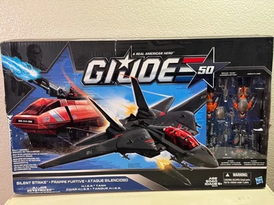 GI Joe 50 Aniversario Silent Strike Set Sky Striker y Tanque HISS Foto 1 de 4