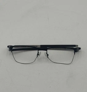 OAKLEY TINCUP 0.5 TITANIUM OX 5099-0153 POWDER COAL BLACK 53-18-135 Frames Only - Picture 1 of 6