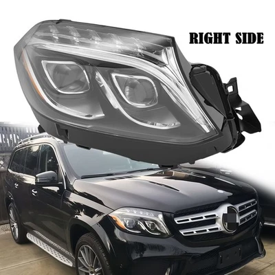 Right Headlight For 17-2019 Mercedes-Benz GLS 350d/GLS 450/ GLS 550 /GLS 63 AMG - Image 1 of 4