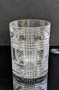 Ralph Lauren GLEN PLAID Old Fashioned Lowball Whiskey Glass Crystal: Ø3", 10oz - Picture 1 of 7