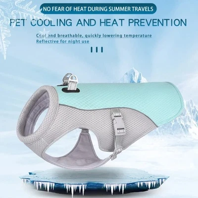 All-Season Pet Vest for Dogs & Cats – Reversible Winter & Summer Cooling Jacket - Image 1 of 4