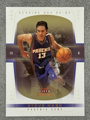 Steve Nash 2004-05 Fleer Genuine Gold 2/10 SP - Image 1 of 2