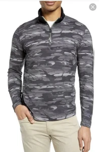 Robert Graham Street Circuit Camouflage Viertelreißverschluss klassische Passform Pullover Größe 3XL - Bild 1 von 7