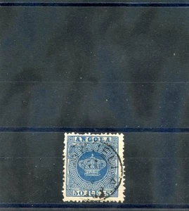 ANGOLA Sc 15 (SG 29a) F-VF USADO, PERF 12 1/2, PLACA 1, $21 - Imagen 1 de 1