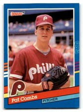 1991 Donruss #60 Pat Combs    Philadelphia Phillies Baseball Cards EX/N ID:55364