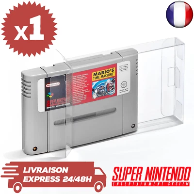 1 Boitier de Protection Pour Jeux Cartouche Super Nintendo SNES en Loose Neuf - Photo 1/4