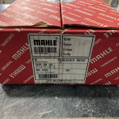 PISTON SET  -86.00MM STD FOR 280E,CE,TE,SE,SL,SLC (M110) 68-86 - Image 1 of 4