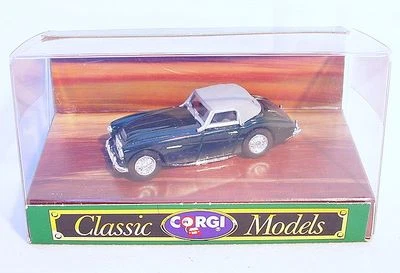 Corgi Classics Models 1:43 AUSTIN HEALEY 3000 CLOSED TOP SPORTS CAR Black MIB`89 - Image 1 of 4