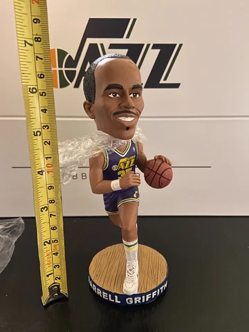 2018 Utah Jazz Bobblehead  Darrell Griffith 6.5” Tall NBA Bobble Head Loose Cover